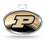 Wholesale Purdue Metallic Oval Sticker