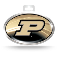 Wholesale Purdue Metallic Oval Sticker
