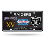 Wholesale Raiders 3 Time Super Bowl Champ Metal Tag