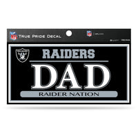 Wholesale Raiders 3" X 6" True Pride Decal - Dad