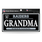 Wholesale Raiders 3" X 6" True Pride Decal - Grandma