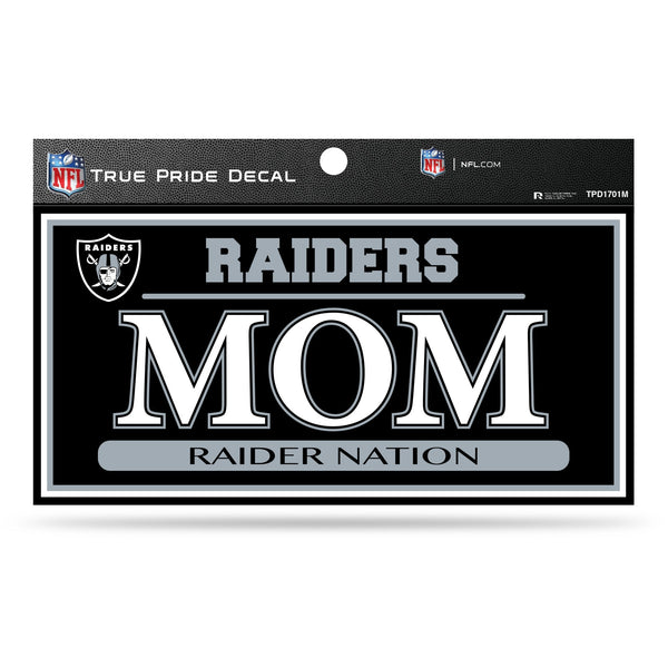 Wholesale Raiders 3" X 6" True Pride Decal - Mom