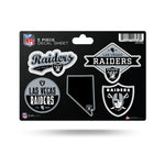 Wholesale Raiders 5-Pc Sticker Sheet