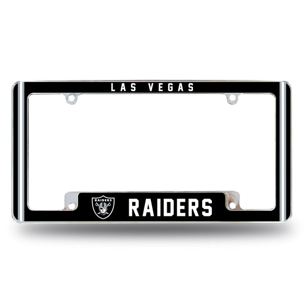 Wholesale Raiders Alternate Design All Over Chrome Frame - Bottom Oriented