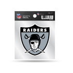 Wholesale Raiders Clear Backer Decal W/ Retro Logo (4"X4")