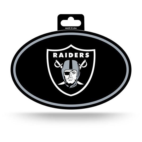 Wholesale Raiders Full Color Oval Sticker