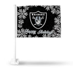 Wholesale Raiders Holiday Themed Car Flag