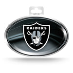 Wholesale Raiders Metallic Oval Sticker