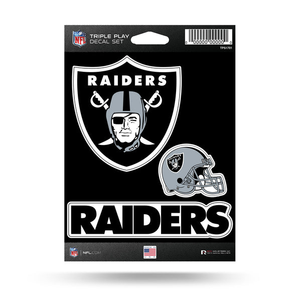 Wholesale Raiders Triple Play Sticker