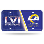 Wholesale Rams 2022 Super Bowl LVI Champions Metal Auto Tag