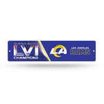 Wholesale Rams 2022 Super Bowl LVI Champions Plastic Street Sign