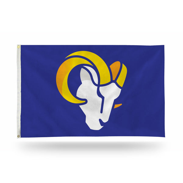 Wholesale Rams Ram Head Blue Banner Flag (3X5)