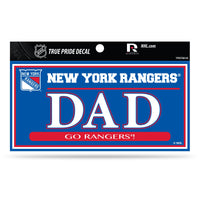 Wholesale Rangers - NY 3" X 6" True Pride Decal - Dad