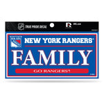 Wholesale Rangers - NY 3" X 6" True Pride Decal - Family