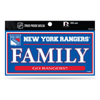 Wholesale Rangers - NY 3" X 6" True Pride Decal - Family