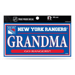 Wholesale Rangers - NY 3" X 6" True Pride Decal - Grandma