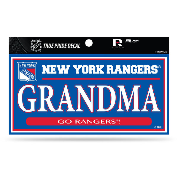 Wholesale Rangers - NY 3" X 6" True Pride Decal - Grandma