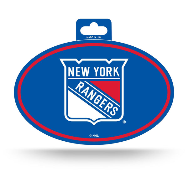 Wholesale Rangers - NY Full Color Oval Sticker