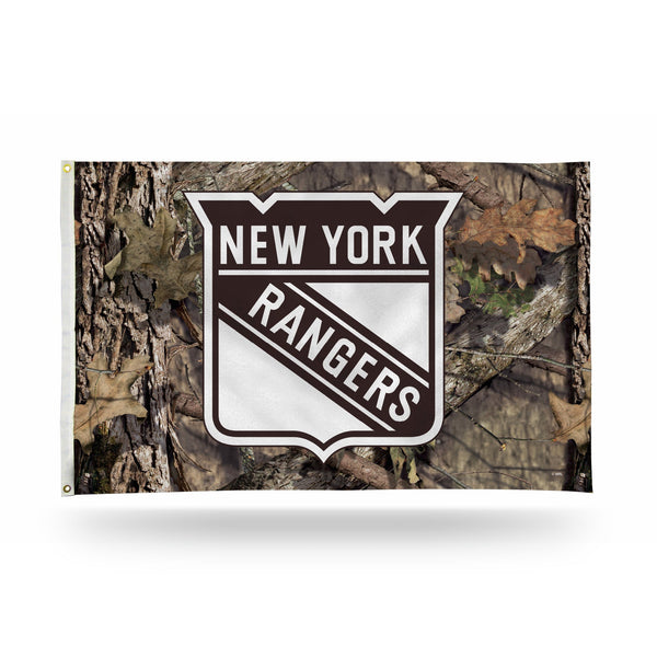 Wholesale Rangers - Ny / Mossy Oak Camo Break-Up Country Banner Flag (3X5)