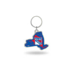 Wholesale Rangers - NY - New York State Shaped Keychain