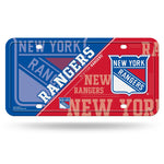 Wholesale Rangers - NY Split Design Metal Tag