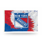 Wholesale Rangers - Ny - Tie Dye Design - Banner Flag (3X5)