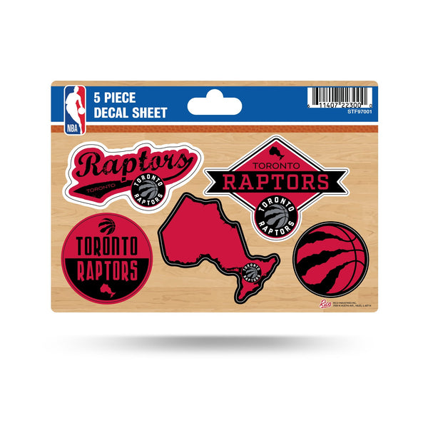 Wholesale Raptors 5-Pc Sticker Sheet