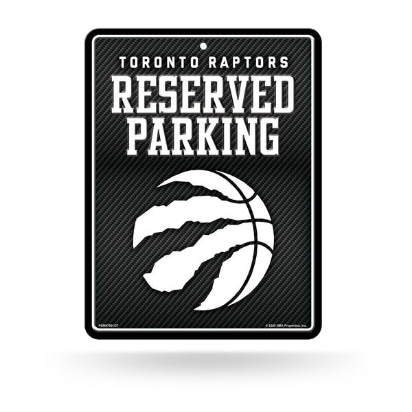 Wholesale Raptors - Carbon Fiber Design - Metal Parking Sign