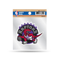 Wholesale Raptors Clear Backer Decal W/ Retro Logo (4"X4")