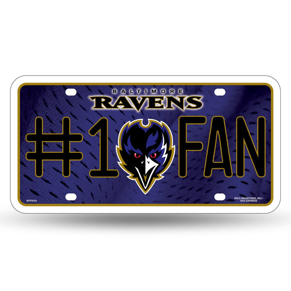 Wholesale Ravens #1 Fan Primary Logo Metal Tag