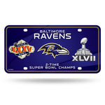 Wholesale Ravens 2 Time Super Bowl Champ Metal Tag