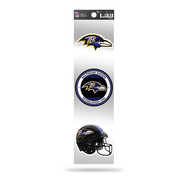 Wholesale Ravens 3-Piece Retro Spirit Decals