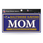 Wholesale Ravens 3" X 6" True Pride Decal - Mom