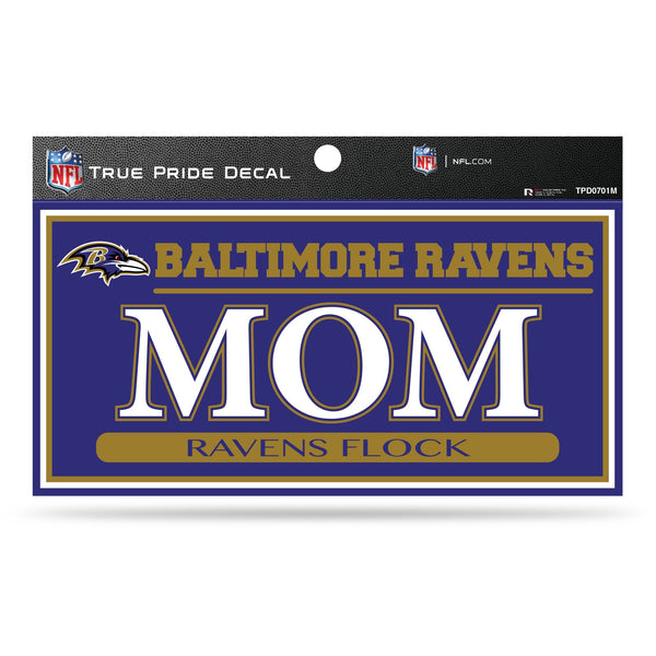 Wholesale Ravens 3" X 6" True Pride Decal - Mom