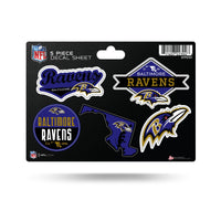 Wholesale Ravens 5-Pc Sticker Sheet