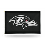 Wholesale Ravens - Carbon Fiber Design - Banner Flag (3X5)