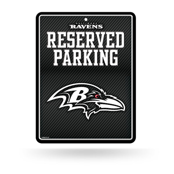 Wholesale Ravens - Carbon Fiber Design - Metal Parking Sign