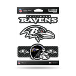 Wholesale Ravens - Carbon Fiber Design - Triple Spirit Stickers