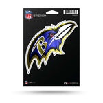 Wholesale Ravens Die Cut Metallic Sticker