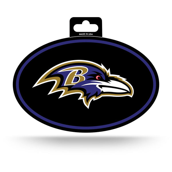 Wholesale Ravens Full Color Oval Sticker