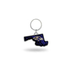 Wholesale Ravens - Maryland State Shaped Keychain