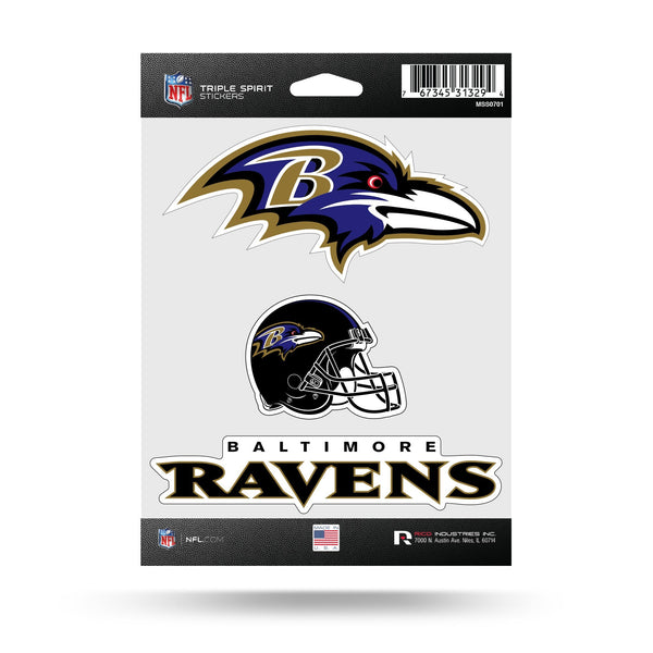 Wholesale Ravens Triple Spirit Stickers