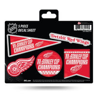 Wholesale Red Wings : 11 Time Stanley Cup Champs 5-Pc Decal Sheet