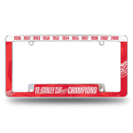 Wholesale Red Wings : 11 Time Stanley Cup Champs All Over Chrome Frame