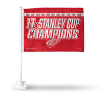 Wholesale Red Wings : 11 Time Stanley Cup Champs Car Flag