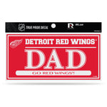 Wholesale Red Wings 3" X 6" True Pride Decal - Dad