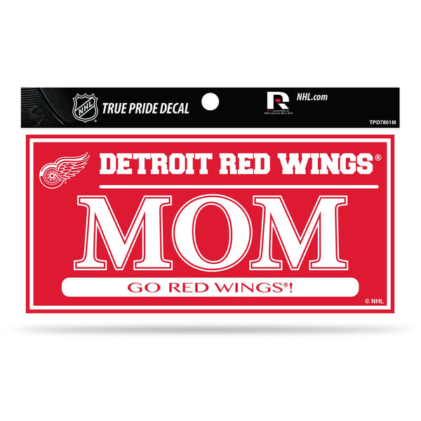 Wholesale Red Wings 3" X 6" True Pride Decal - Mom