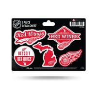 Wholesale Red Wings 5-Pc Sticker Sheet