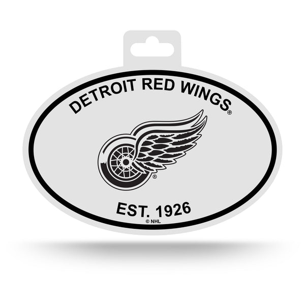 Wholesale Red Wings Black And White Oval Sticker