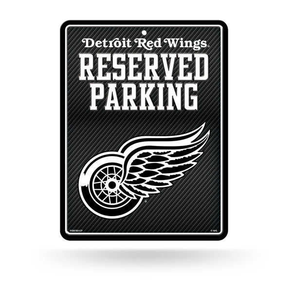 Wholesale Red Wings - Carbon Fiber Design - Metal Parking Sign